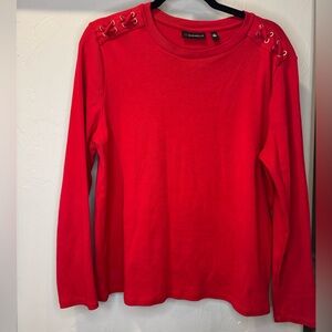 Rafaella Vibrant Red Top